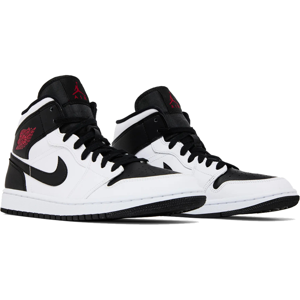 AIR JORDAN 1 MID 'WHITE BLACK'