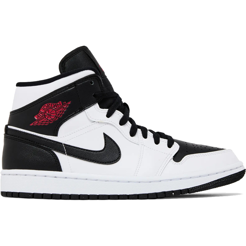 AIR JORDAN 1 MID 'WHITE BLACK'