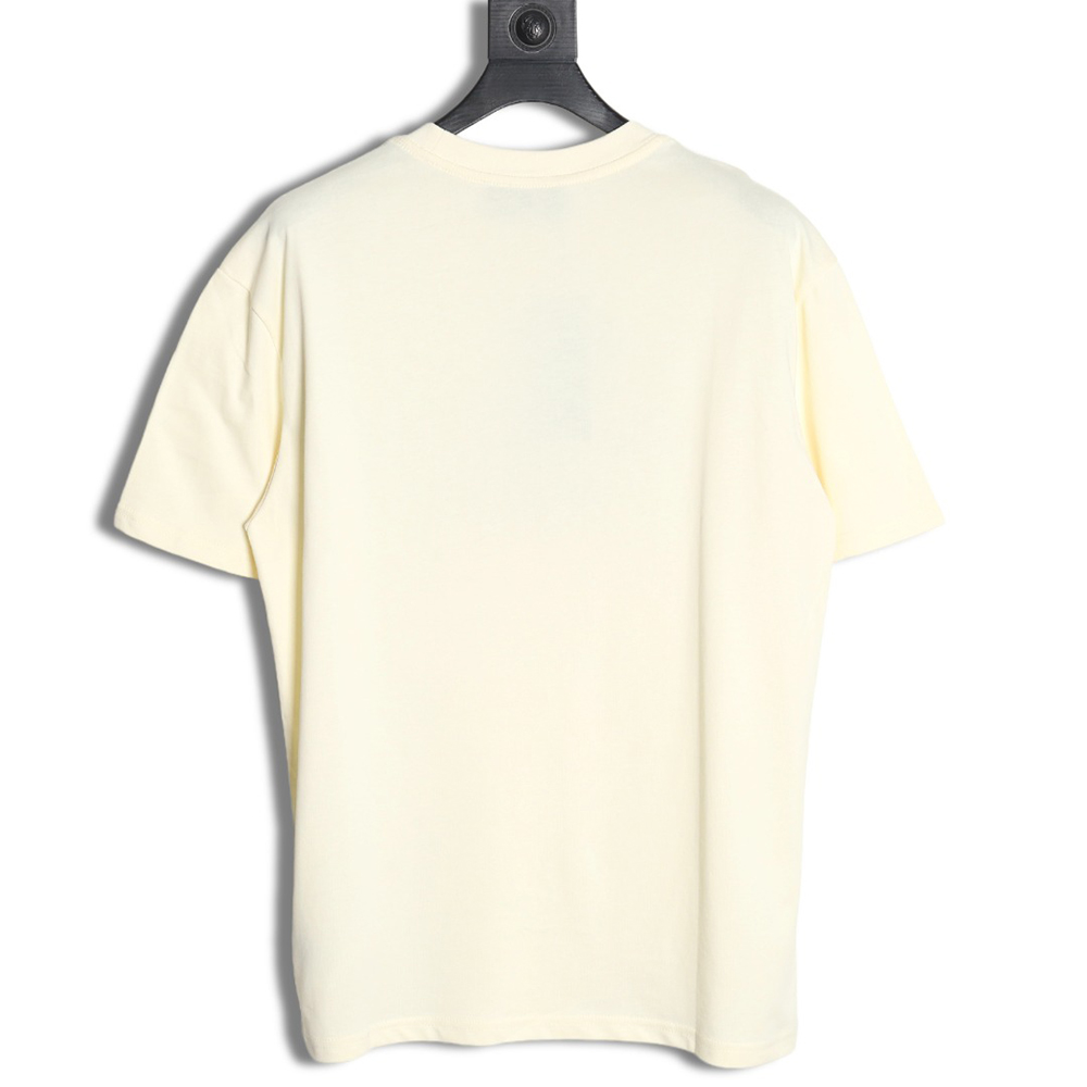 Gucci classic 1921 letter embroidered logo pattern short sleeve