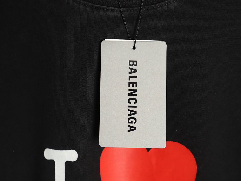 Balenciaga Valentine's Day Love Print Short Sleeves TSK1