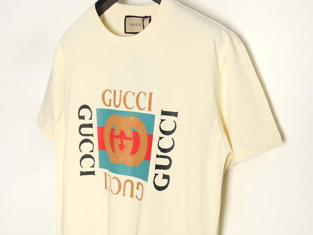 Gucci classic square logo print short sleeves