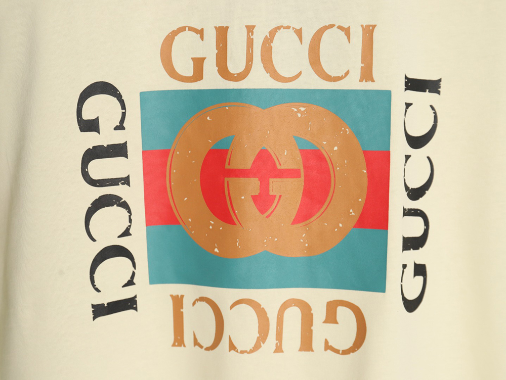 Gucci classic square logo print short sleeves