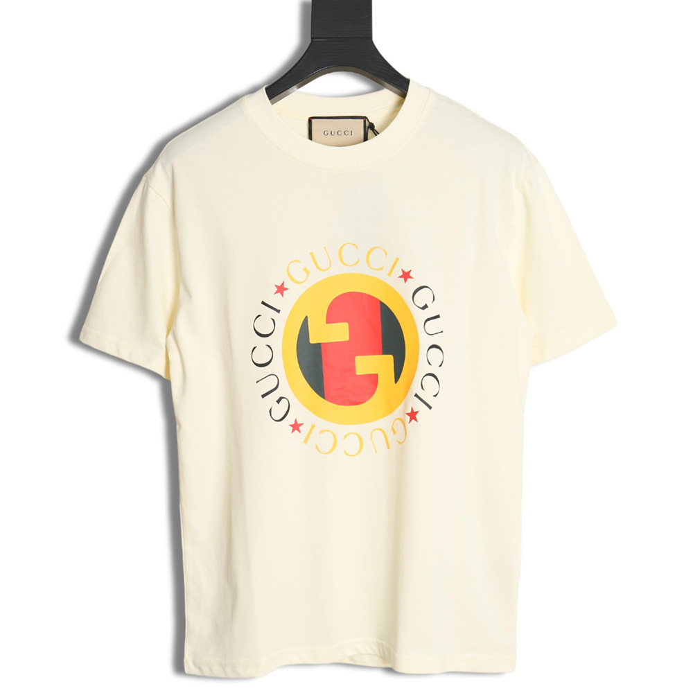 Gucci sunflower print short sleeves
