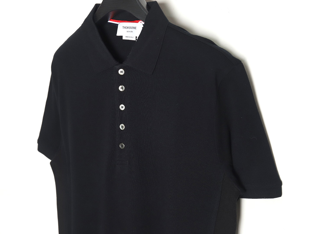 Thom Browne classic side four-bar Polo short sleeve TSK2