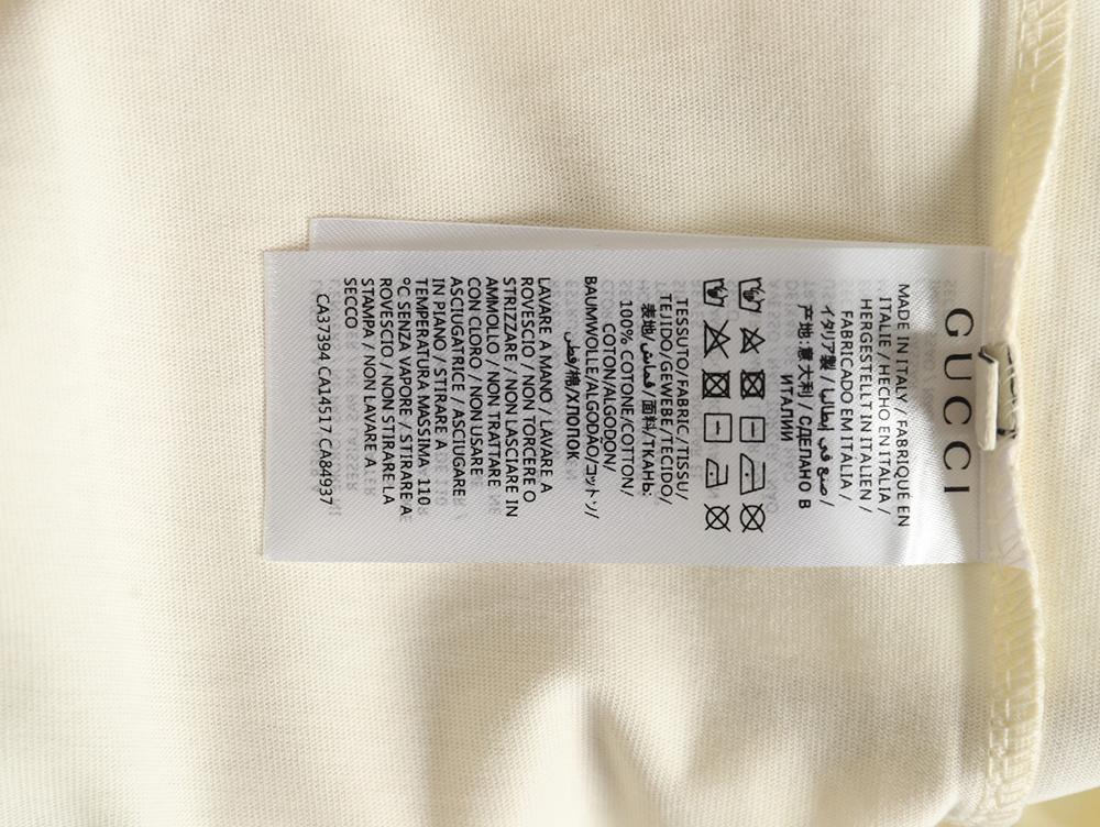 Gucci Double G letter print short-sleeved T-shirt