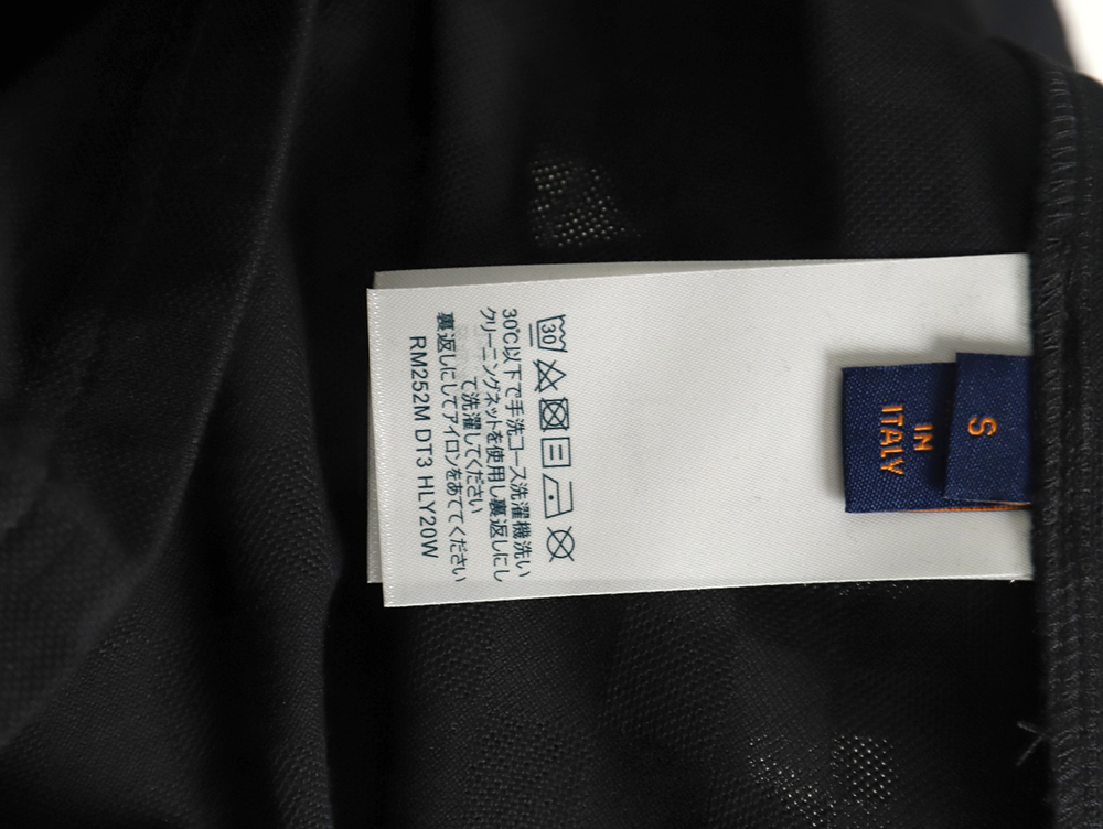 Louis Vuitton Gold Thread Badge Checkerboard Short Sleeves