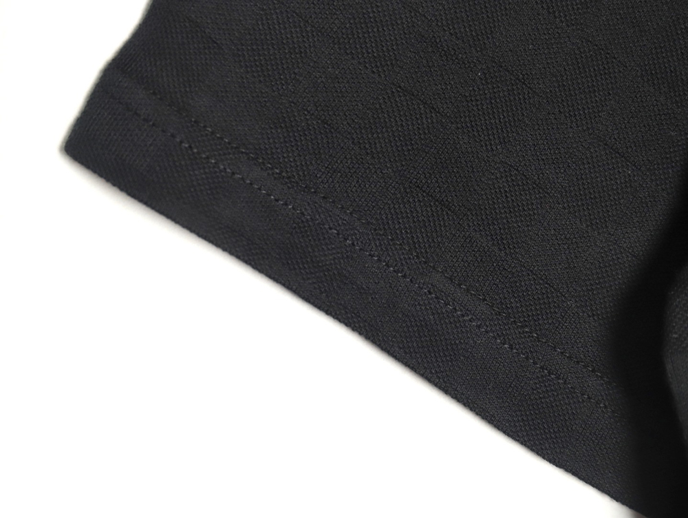 Louis Vuitton Gold Thread Badge Checkerboard Short Sleeves