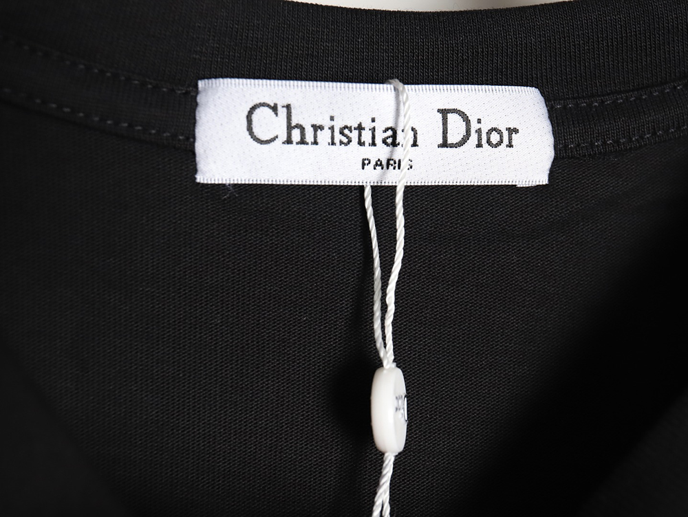 Dior hand-painted lettering short-sleeved T-shirt