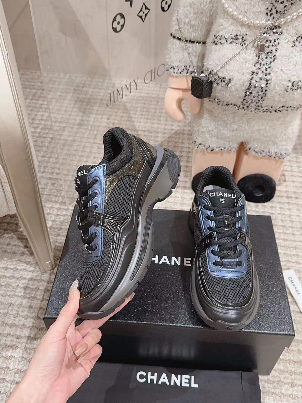Chanel Sneaker Low 'Black King'
