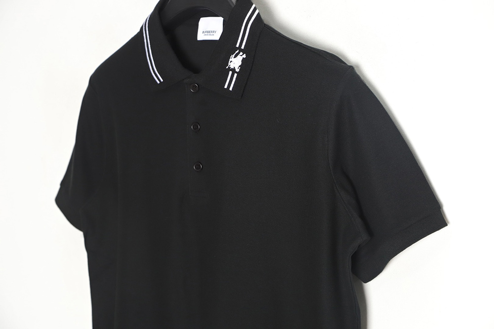 Burberry Collar Warhorse Short Sleeve Polo Shirt TSK1