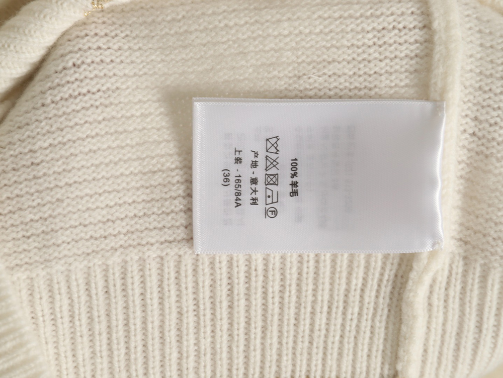 Dior letter knitted sweater short sleeves TSK2