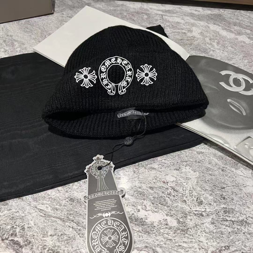 Chrome Hearts Horseshoe Skull Cap Beanie