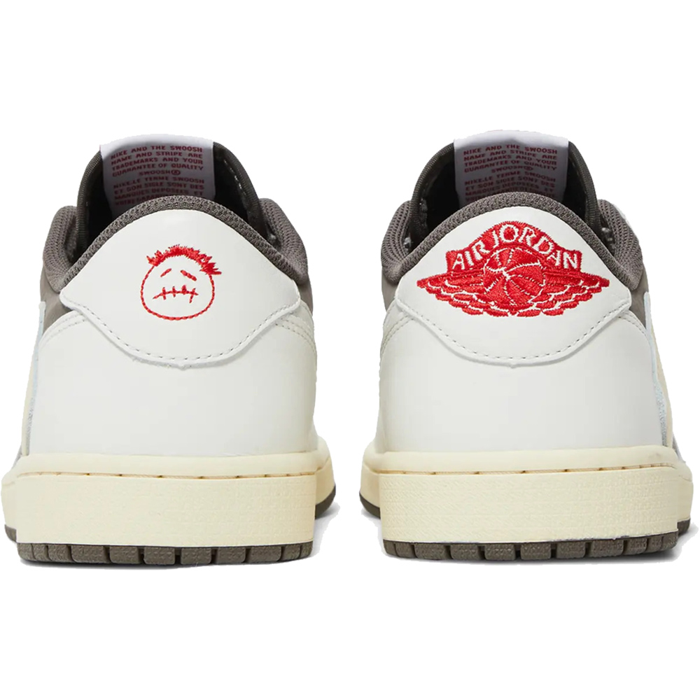 Little Kids' Travis Scott x Air Jordan 1 Retro Low  'Reverse Mocha'
