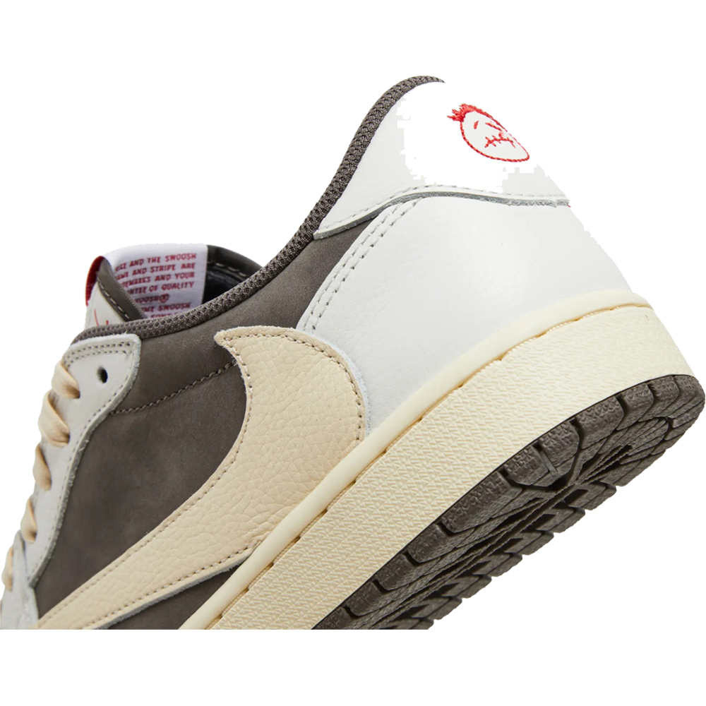 Little Kids' Travis Scott x Air Jordan 1 Retro Low  'Reverse Mocha'