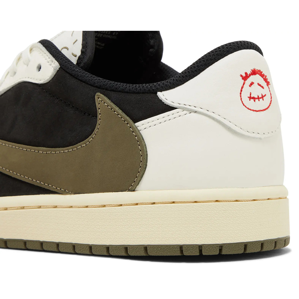 Little Kids' Travis Scott x Air Jordan 1 Retro Low 'Olive'