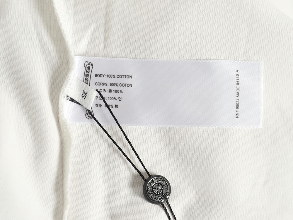 Chrome Hearts Sanskrit Cross Color Foam Printed T-Shirt