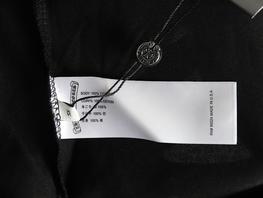 Chrome Hearts Sanskrit Cross Color Foam Printed T-Shirt TSK1