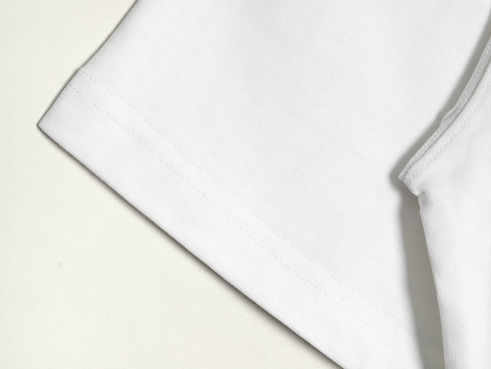 Maison Margiela geometric numbers embroidered short-sleeved T-shirt