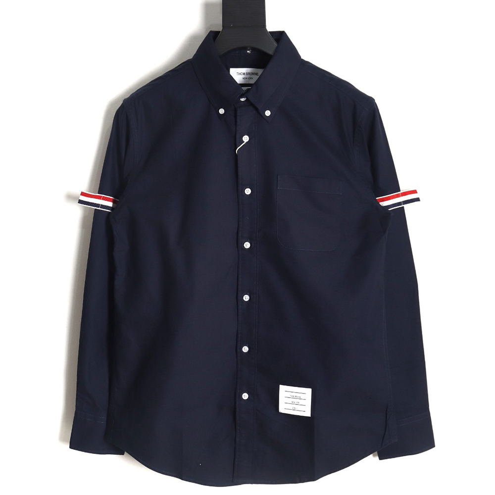 Thom Browne Double Sleeve Logo Shirt TSK2