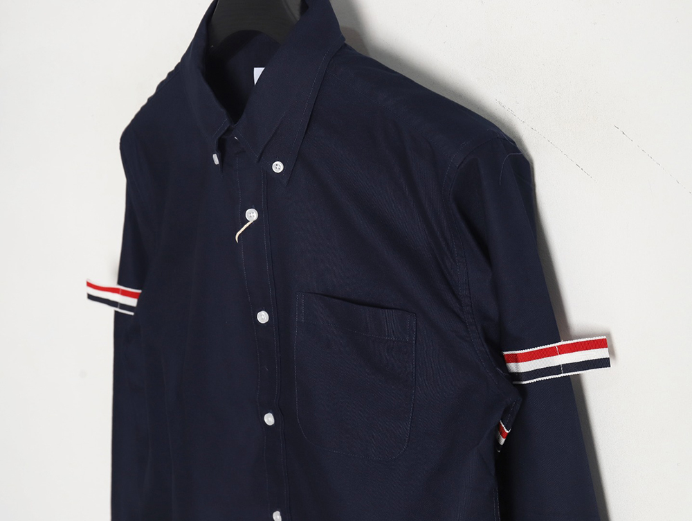 Thom Browne Double Sleeve Logo Shirt TSK2