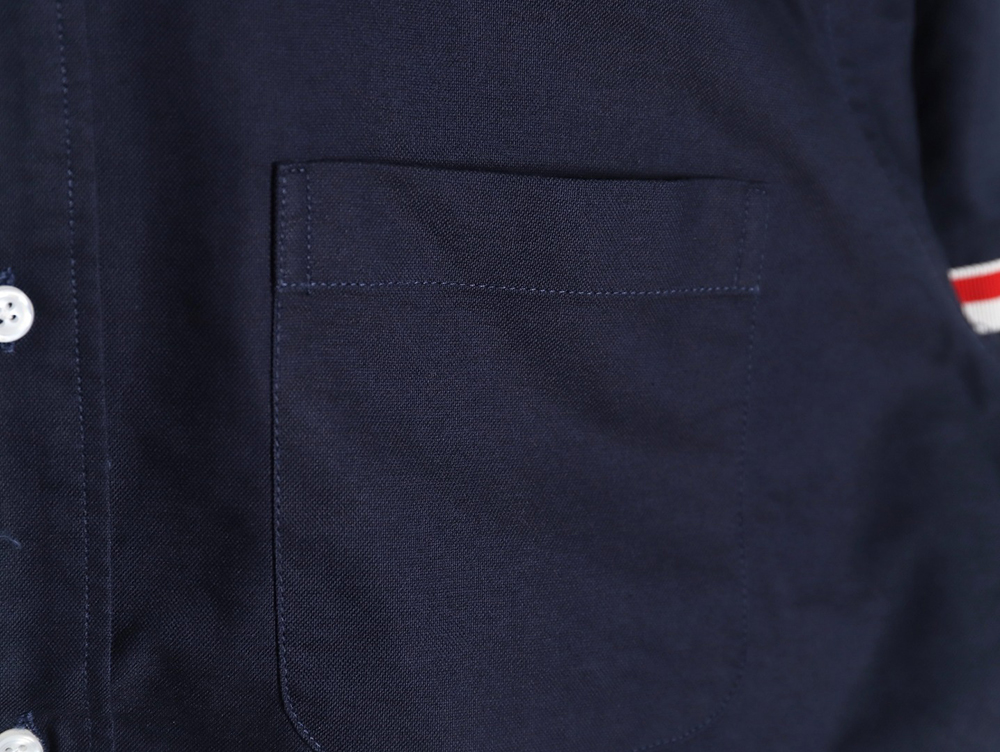 Thom Browne Double Sleeve Logo Shirt TSK2