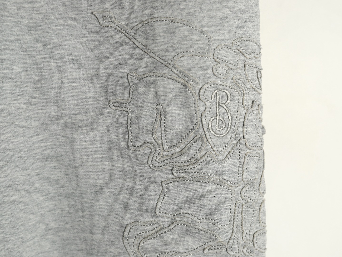 Burberry 3D embroidered logo sports casual sweatpants TSK1