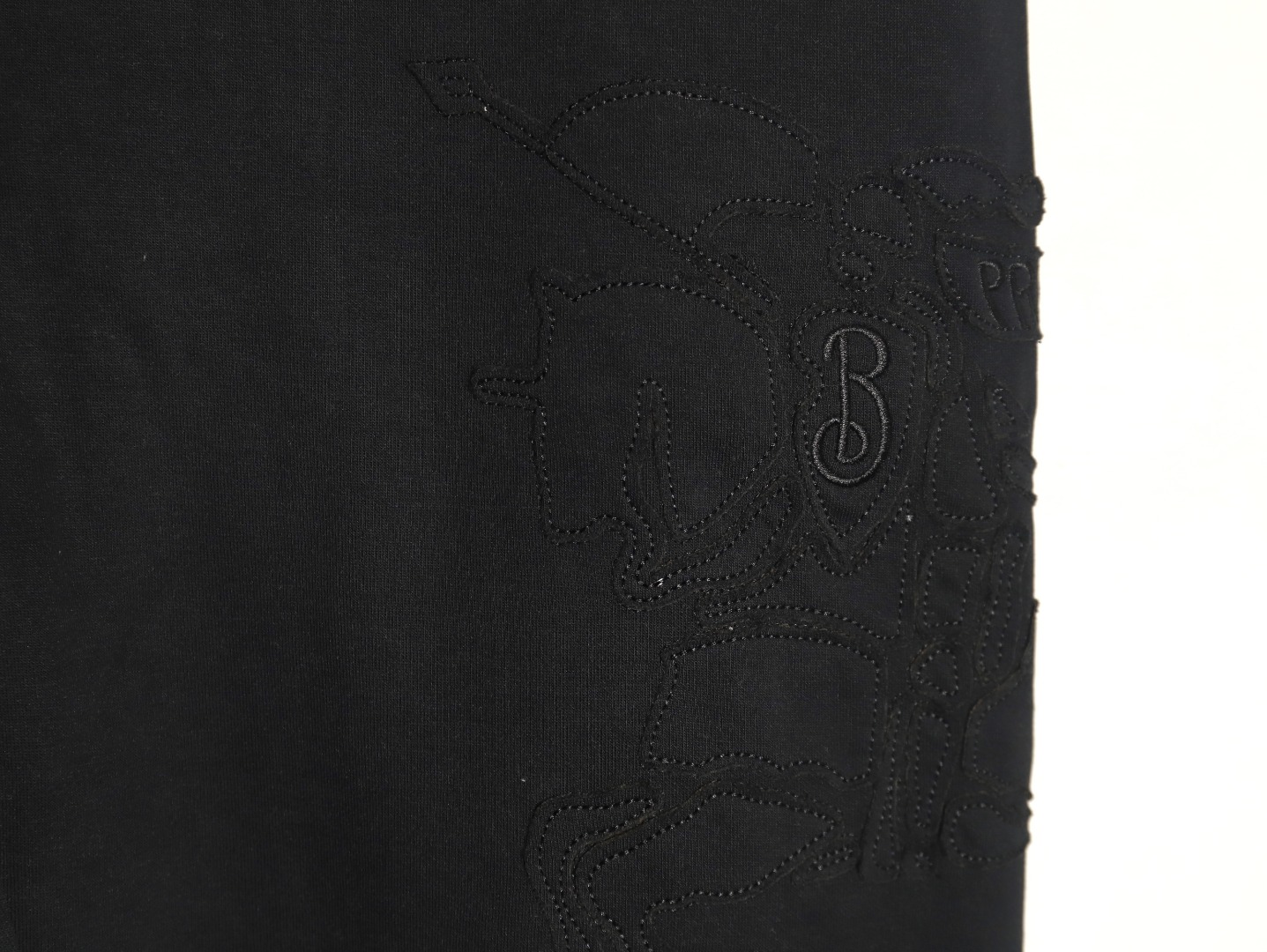 Burberry 3D embroidered logo sports casual sweatpants TSK2