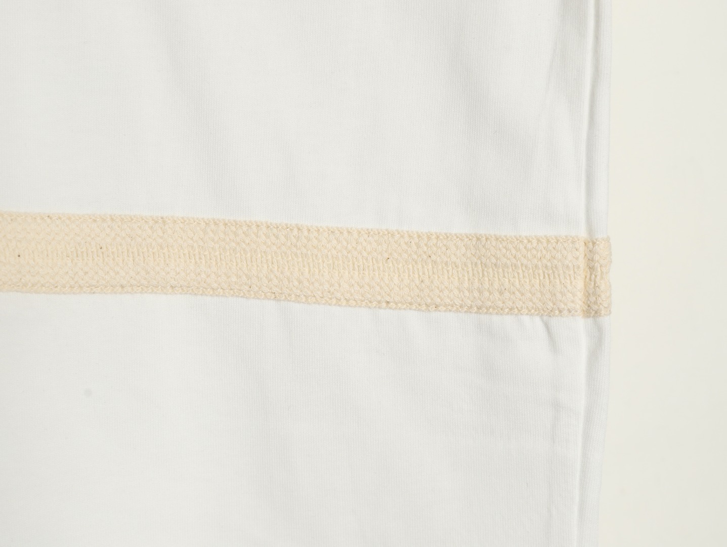 Loewe Colorblock Braided Ribbon Crew Neck T-shirt