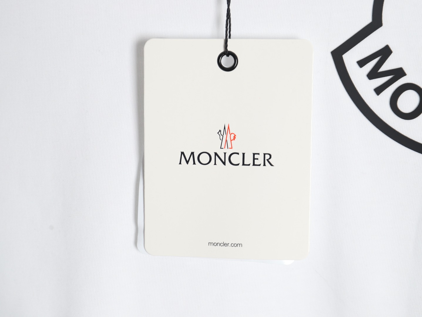 Moncler chest embossed logo print short sleeves