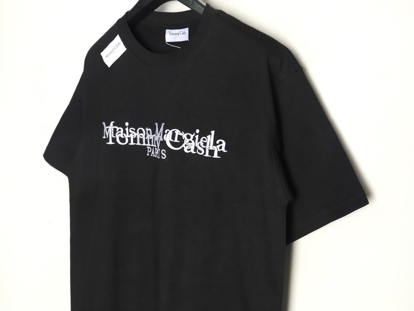 Maison Margiela & Tommy Cash embroidered logo crew neck short sleeve T-shirt TSK1