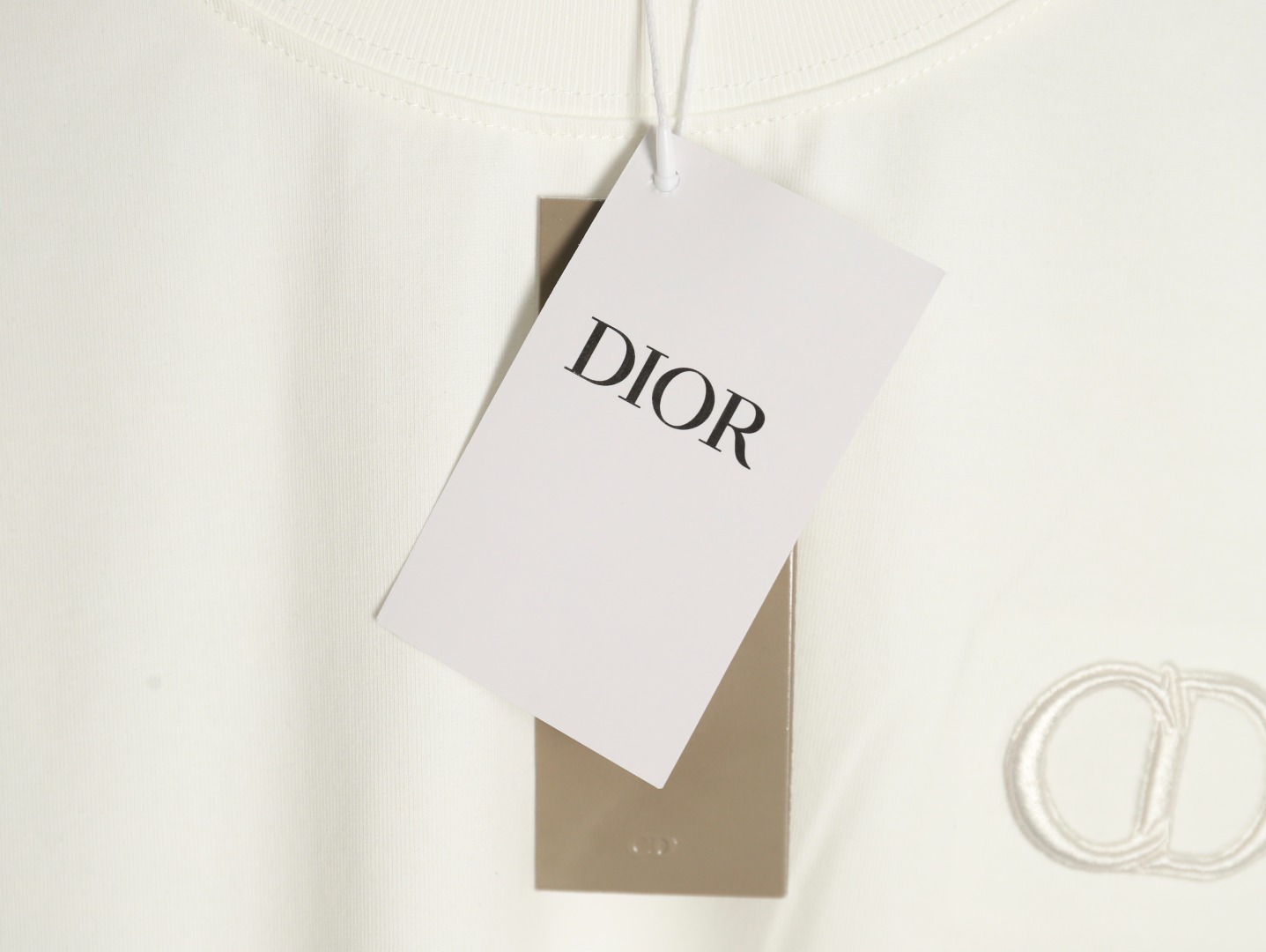 Dior classic CD embroidered letter short sleeve