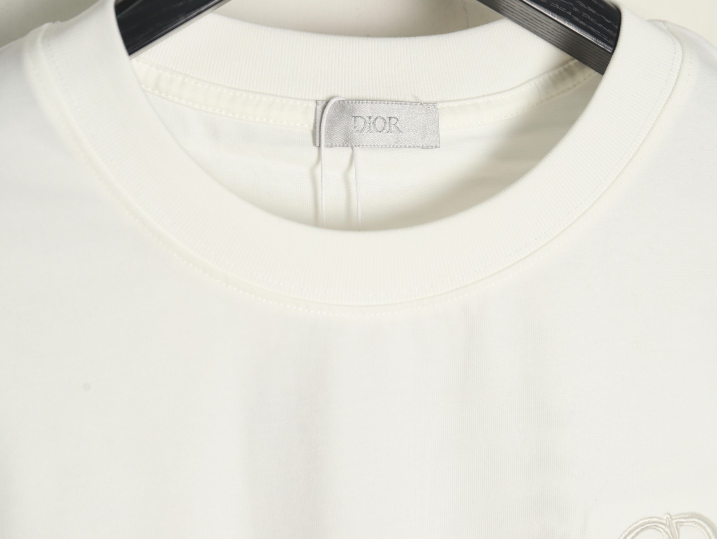 Dior classic CD embroidered letter short sleeve
