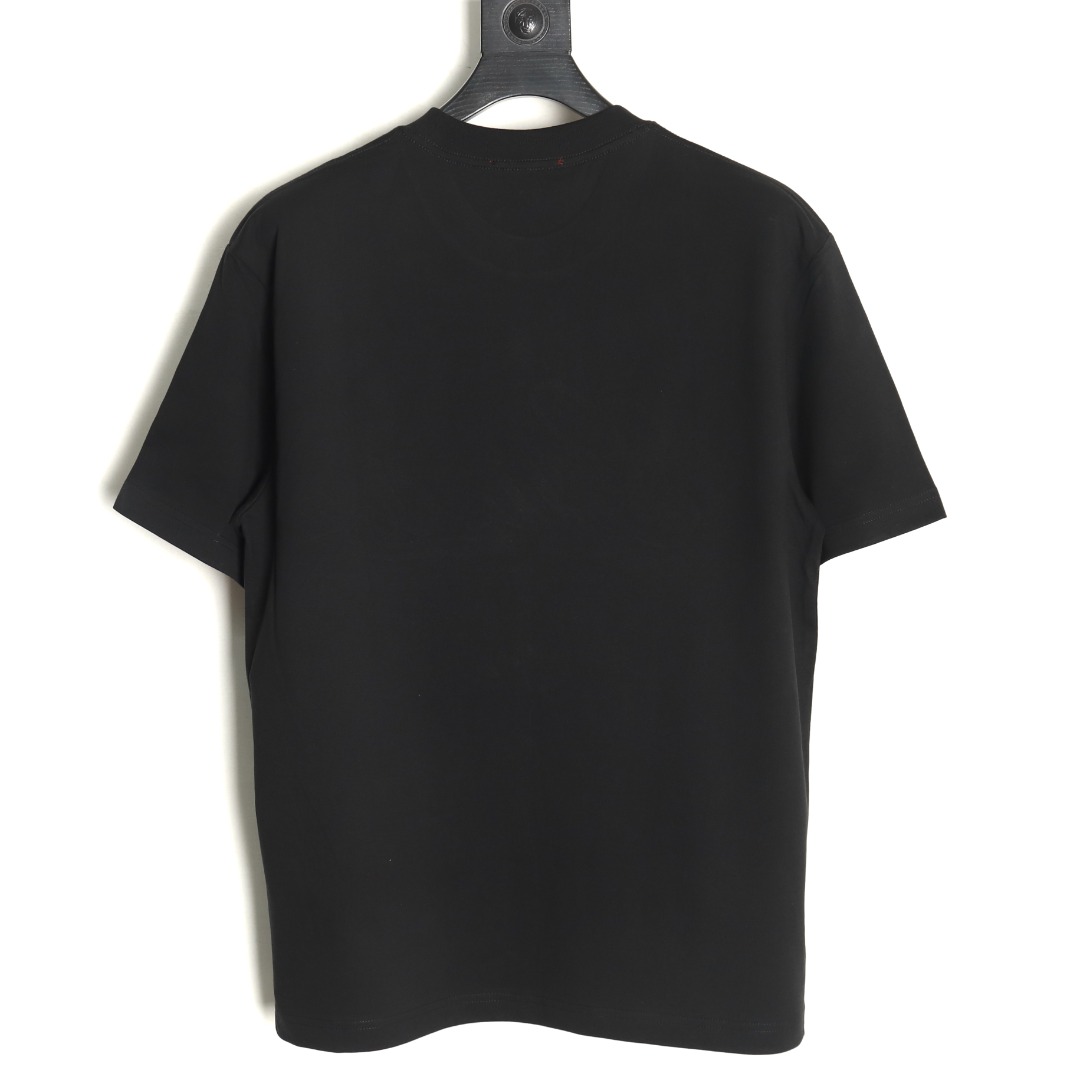 Gucci cursive logo embroidered short sleeves TSK1