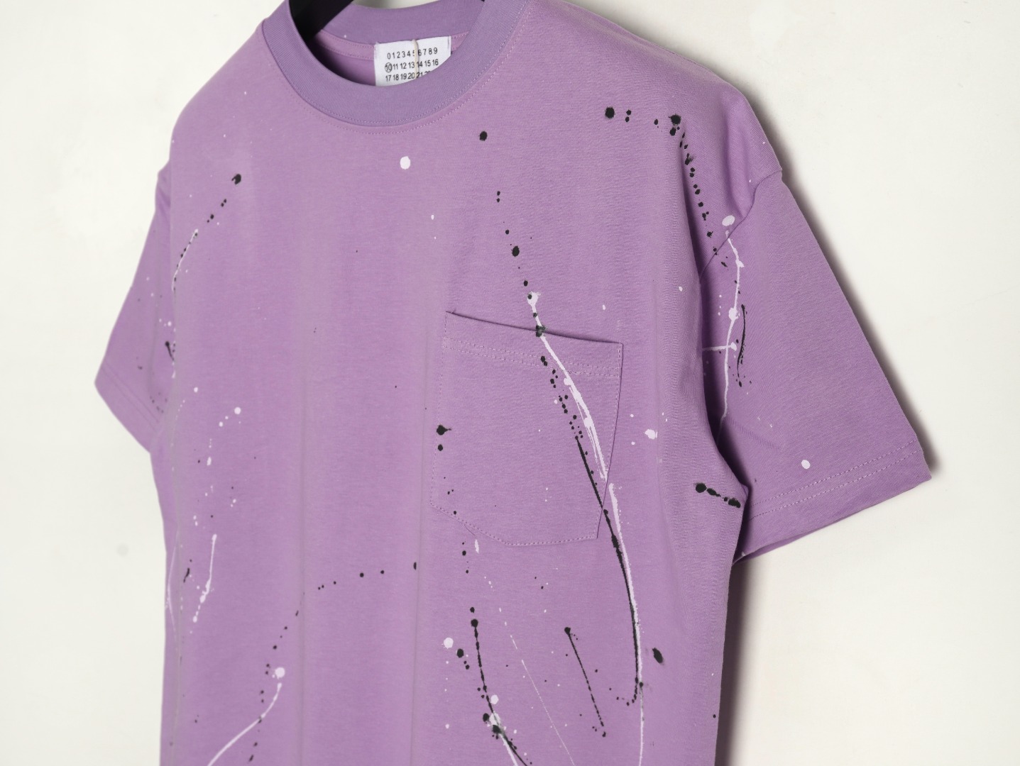 Maison Margiela splash print short-sleeved T-shirt TSK1
