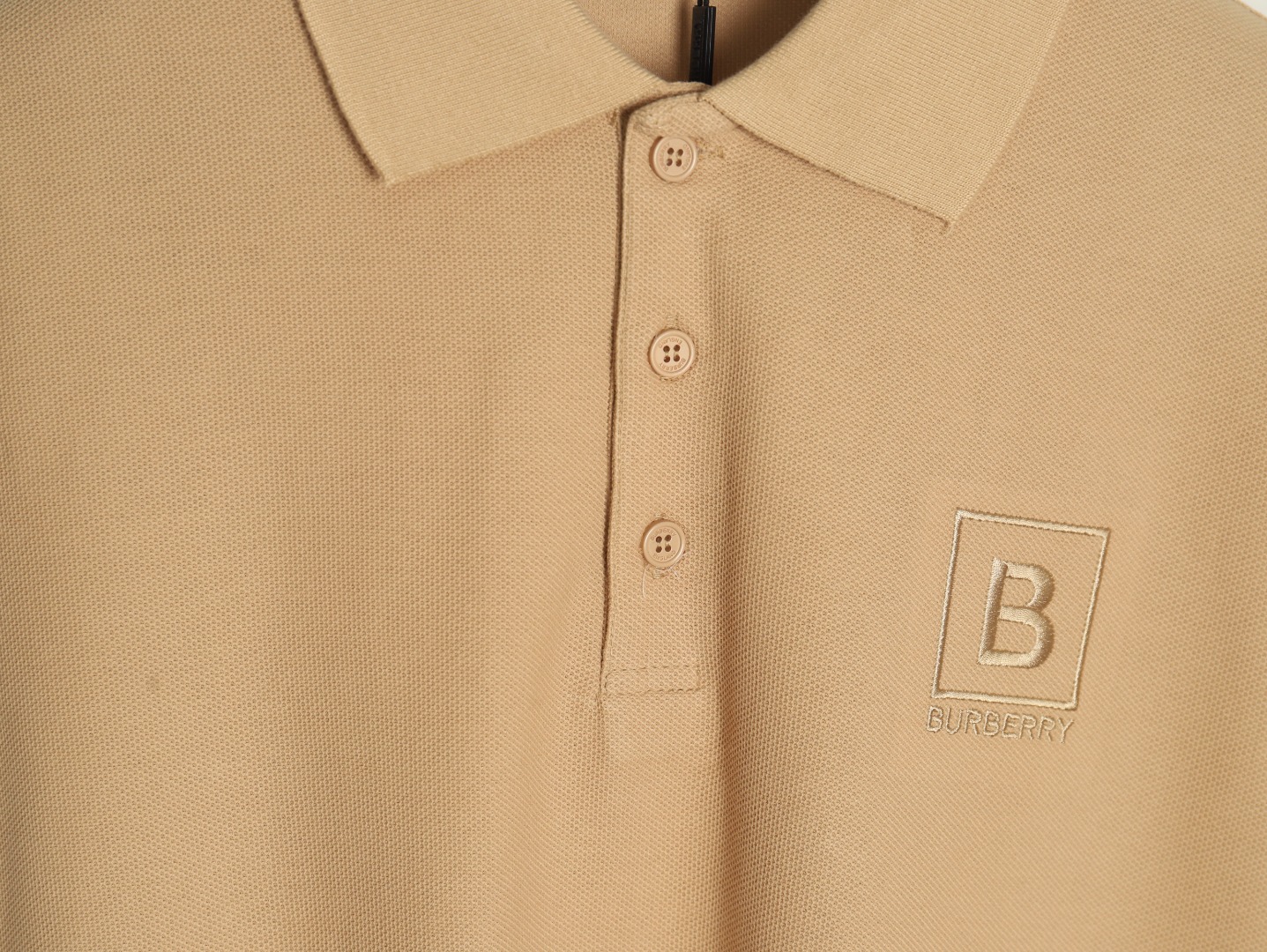 Burberry chest B-embroidered short-sleeved polo shirt TSK1