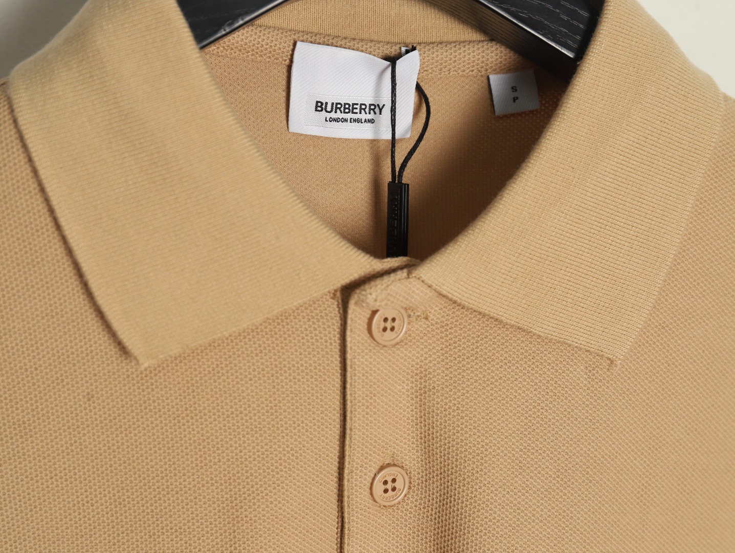 Burberry chest B-embroidered short-sleeved polo shirt TSK1