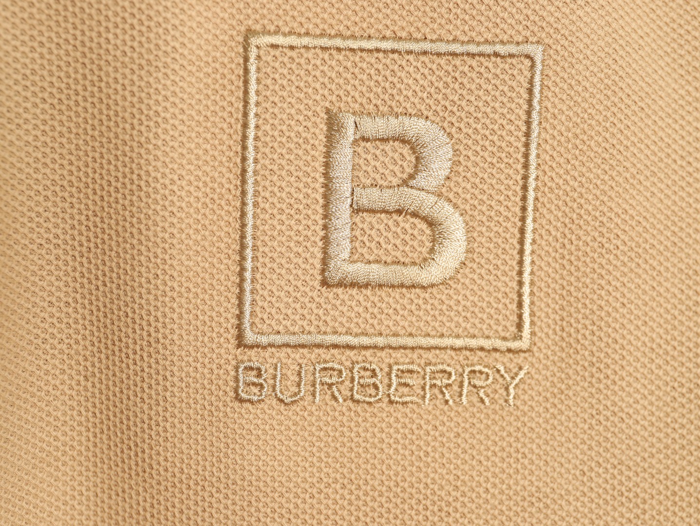 Burberry chest B-embroidered short-sleeved polo shirt TSK1