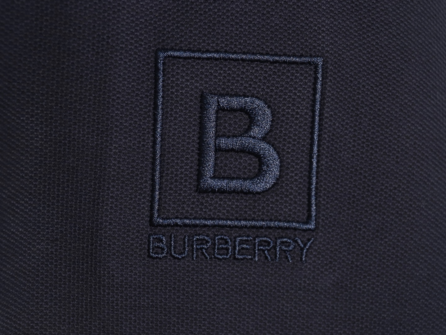 Burberry chest B-embroidered short-sleeved polo shirt TSK3