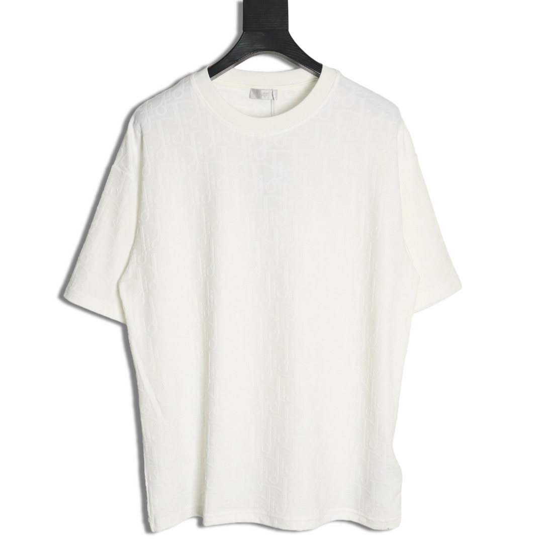 Dior classic presbyopia all over print jacquard short sleeves