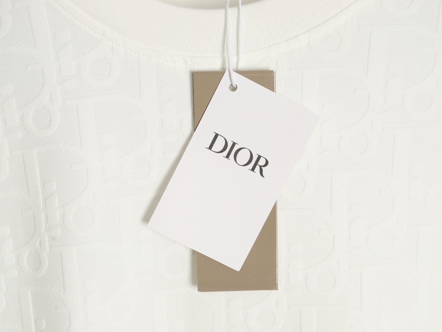 Dior classic presbyopia all over print jacquard short sleeves