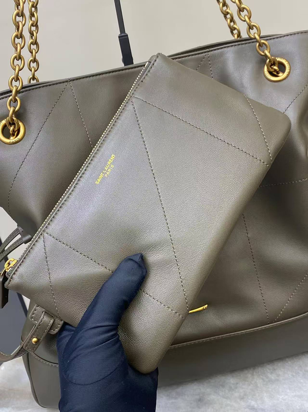 Saint Laurent Jamie Lambskin Tote Bags 809824 34*27*3cm