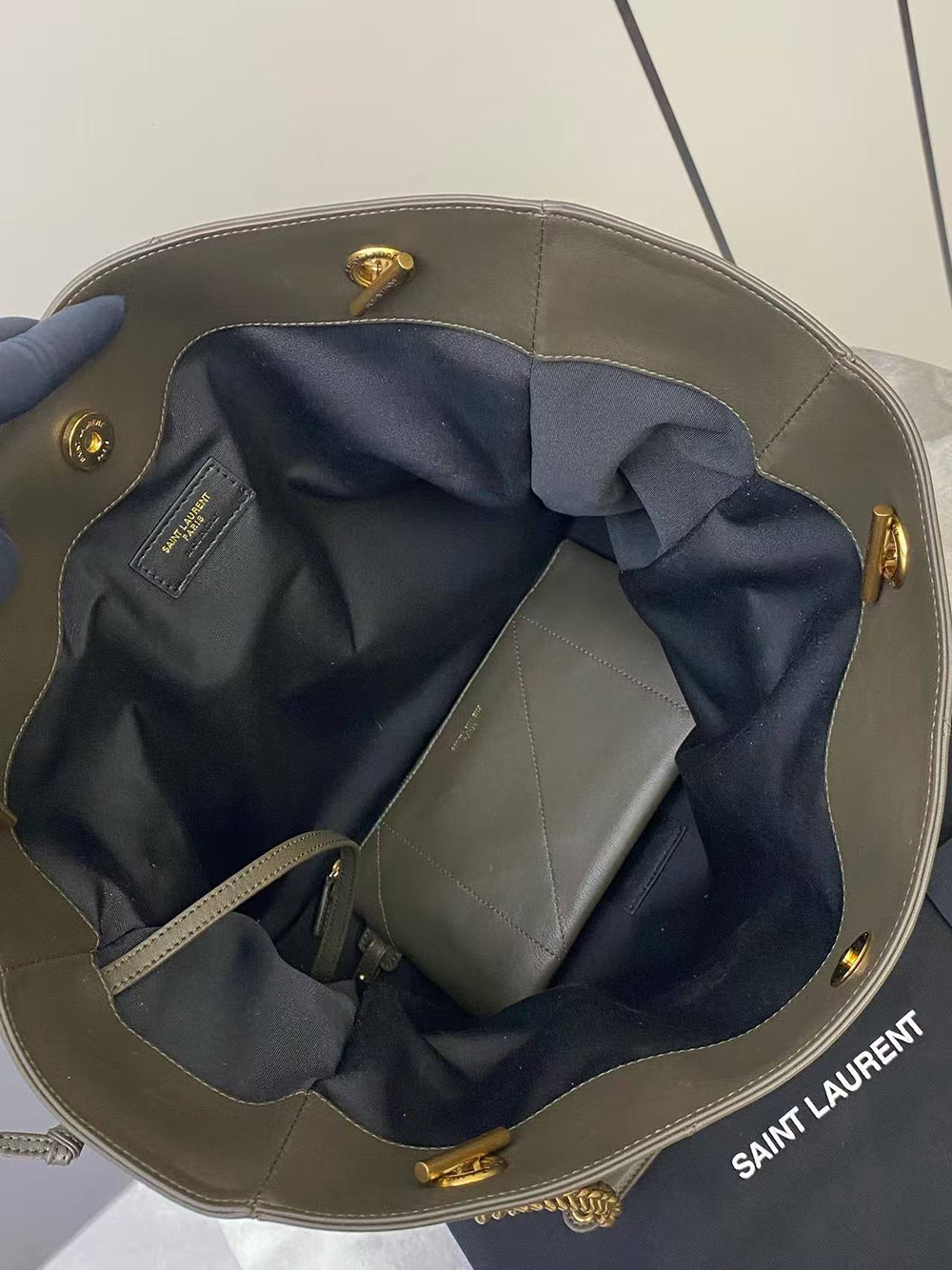 Saint Laurent Jamie Lambskin Tote Bags 809824 34*27*3cm