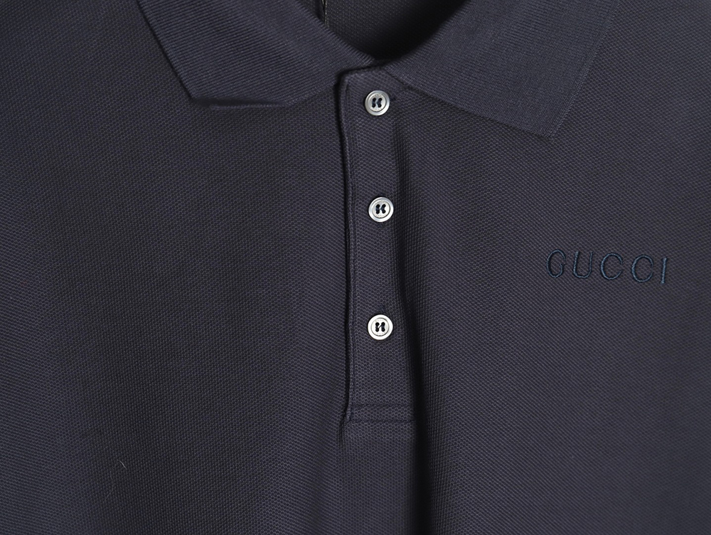Gucci webbing splicing short-sleeved POLO shirt TSK2