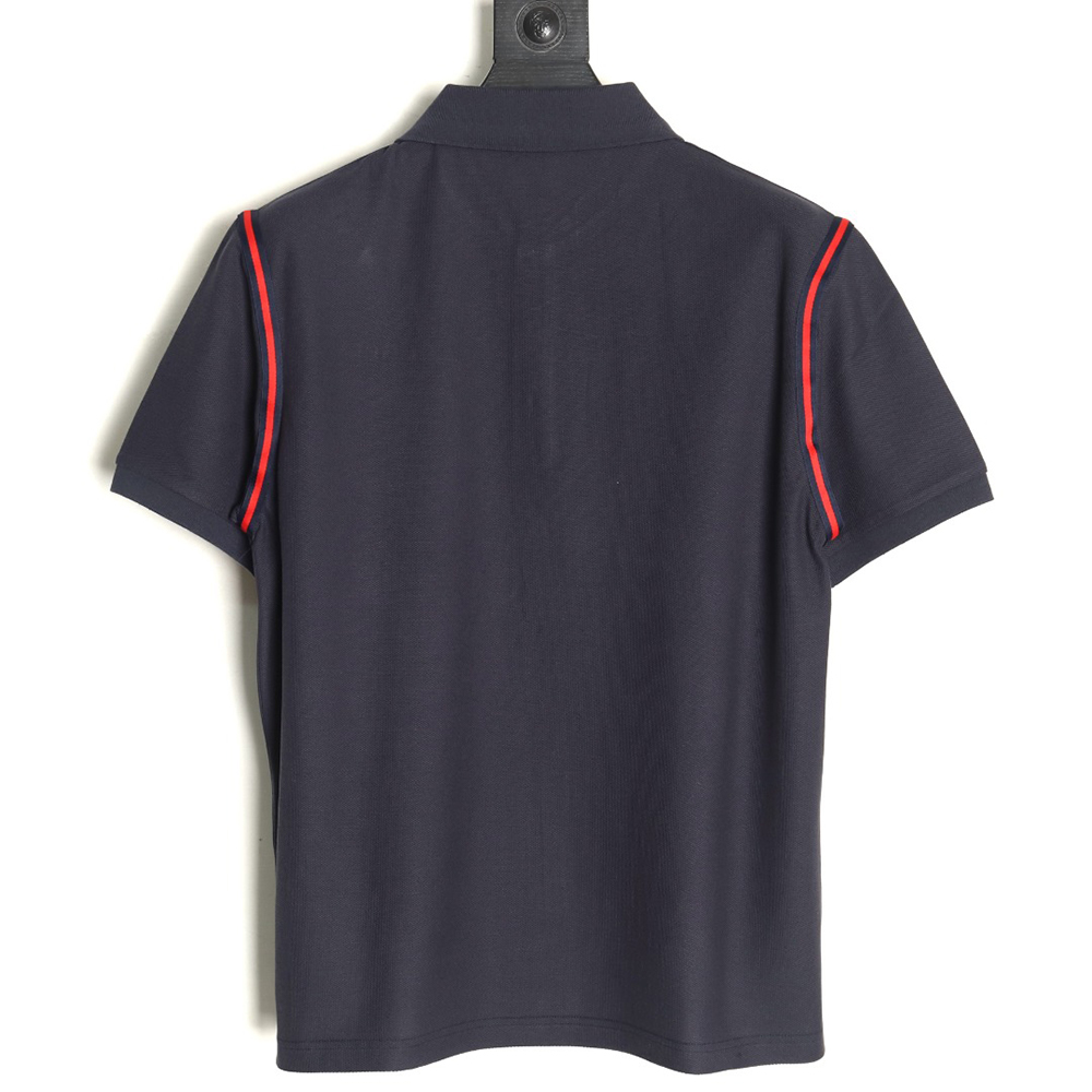 Gucci webbing splicing short-sleeved POLO shirt TSK2