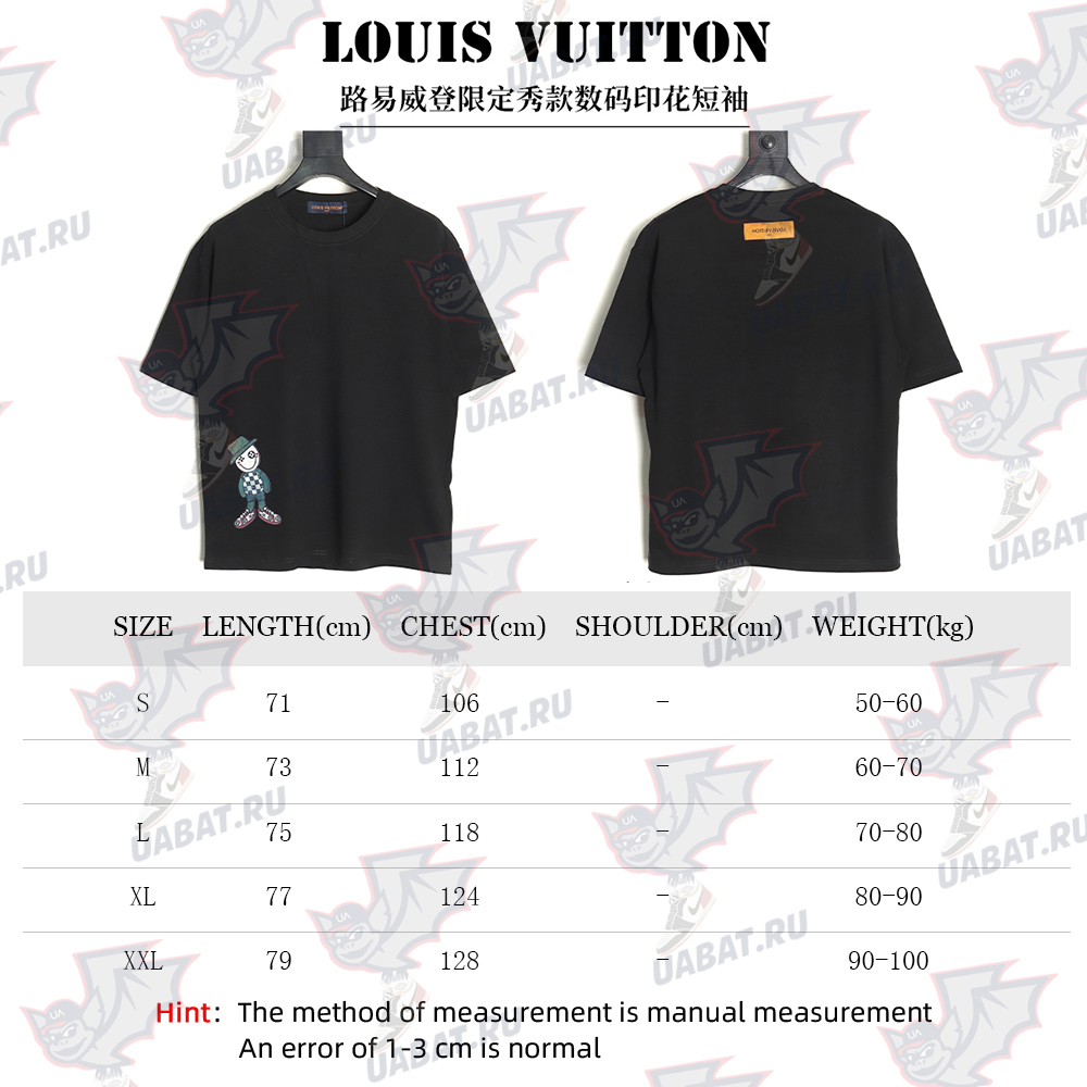 Louis Vuitton digital print short sleeve TSK1