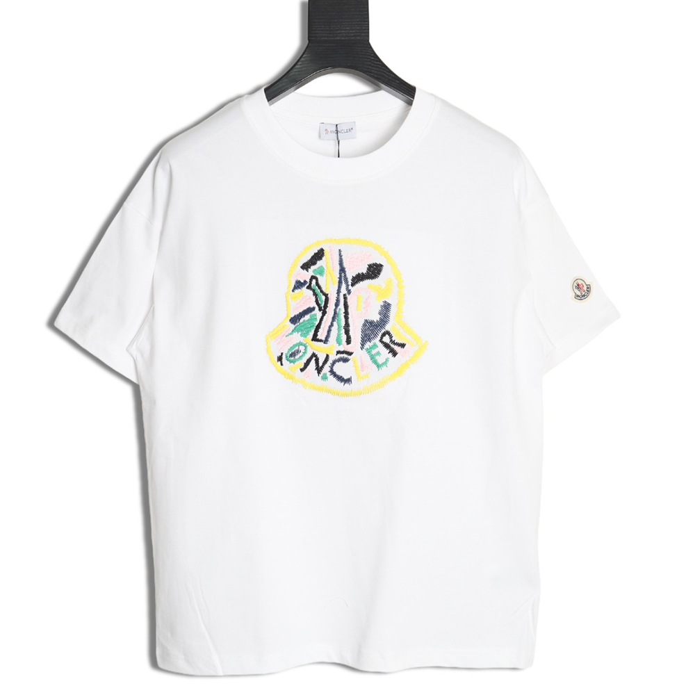 Moncler embroidered logo short sleeve