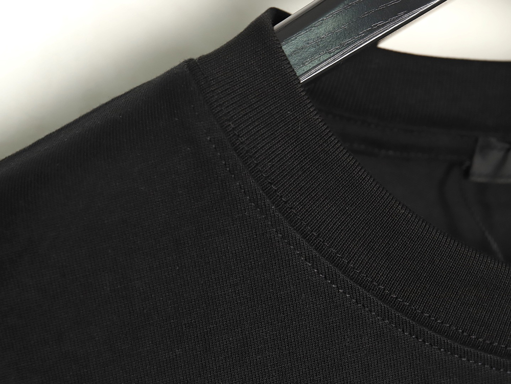 Prada Overlapping Embroidered Triangle Logo Short Sleeve TSK1