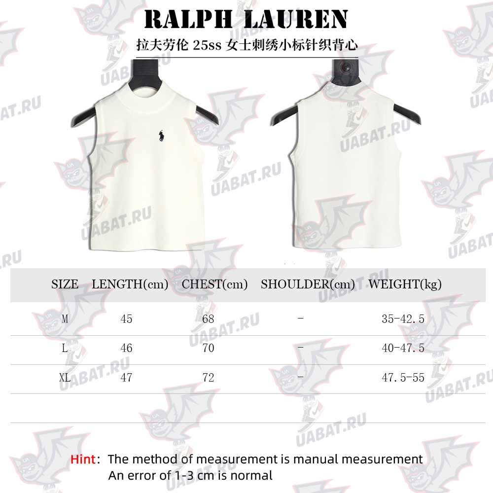 Ralph Lauren Women's Embroidered Logo Knit Vest