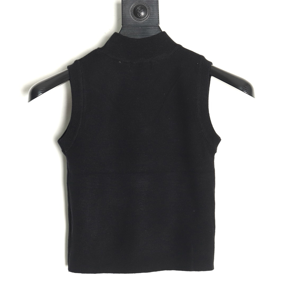 Ralph Lauren Women's Embroidered Logo Knit Vest TSK2