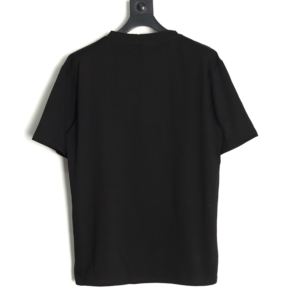 Loewe Rainbow Embroidered Round Neck Short Sleeve T-Shirt